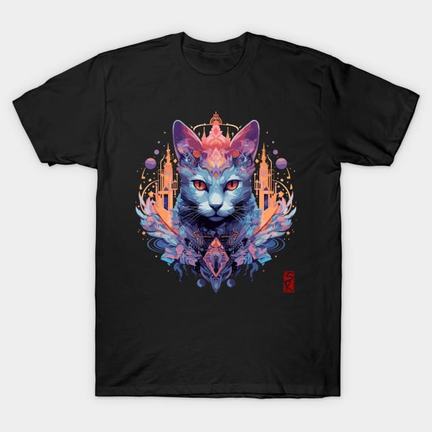 Evil cat T-Shirt by siriusreno